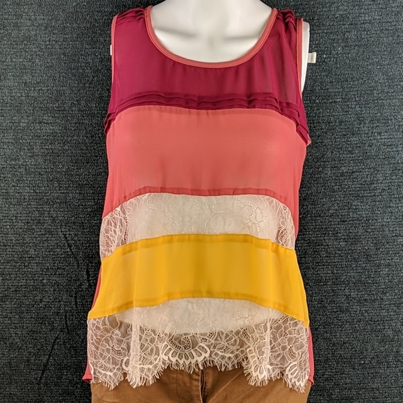 Margo & Sebastian Tops - Last Chance! Margo & Sebastian Flowy Hi-Lo Top